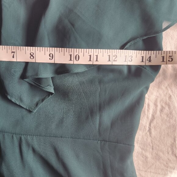 BIRDY GREY FOREST GREEN BRIDESMAID STRAPPY DRESS - Picture 4 of 7